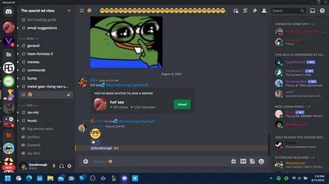 discord servers for sex